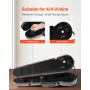 4/4 fuld størrelse violinetui, indbygget hygrometer, letvægts