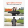 4/4 Full Size Violin Case, Built-in Hygrometer, Lightweight Portable Travel Carrying Bag, with Plush Lining, Dual Shoulder Strap