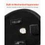 4/4 fuld størrelse violinetui, indbygget hygrometer, letvægts