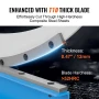 800mm Manual Hand Plate Shear for Metal Sheet Processing, Benchtop Cutter with Q235 Material, for Crafts Thick Steel Crafting, H