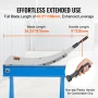800mm Manual Hand Plate Shear for Metal Sheet Processing, Benchtop Cutter with Q235 Material, for Crafts Thick Steel Crafting, H