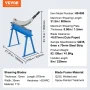 800mm Manual Hand Plate Shear for Metal Sheet Processing, Benchtop Cutter with Q235 Material, for Crafts Thick Steel Crafting, H