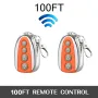 Automatic Gate Opener 600 kg/1300 lb, with Infrared Security Photocell Sensor with 2 Remote Controls Sliding Gate Opener Move Sp