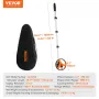 Measuring Wheel in Inches, 160mm Wheel Diameter, 1000-420mm Telescoping Measure Wheel, Measurement 0-9,999m with Back Bag, Suita