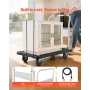 Foldbar skubbevogn Dolly, 299,37 kg kapacitet, sammenklappelig