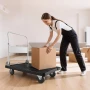 Foldbar skubbevogn Dolly, 299,37 kg kapacitet, sammenklappelig