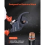 Ratcheting Cable Cutter, Spring Steel Blades with PVC-Coated Handles, Quick-Release Button, Heavy Duty Ratchet Cable Wire Cutter