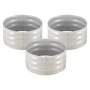 3 Pcs Galvanized Raised Garden Beds, 60 x 60 x 30 cm, Round Metal Planter Boxes Kit Outdoor, Bottomless Elevated Garden Boxes wi