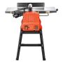Benchtop Planer and Jointer Combo, 254 mm, 2.4 HP 8000 RPM Bench Top Wood Jointer with Stand, 2-Blade Straight Cutterhead, Cast 