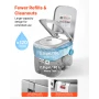 Transportabelt toilet, 30L aftagelig affaldsbeholder, 200