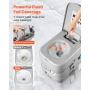 Transportabelt toilet, 30L aftagelig affaldsbeholder, 200