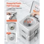 Transportabelt toilet, 20L aftagelig affaldsbeholder, 120