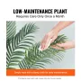 Kunstig palmetræ, 4 ft høj faux plante, sikker PE-materiale og