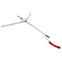 Lake Weed Cutter, Pond Aquatic Plant Cutting Tool with 1.57 m Max. Cut Width, Sharp and Heavy-Duty Steel Blades, Pond Rake with 