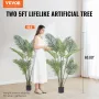 Kunstig palme, 1,5 m høj kunstig plante, sikkert PE-materiale