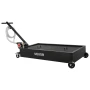 Low Profile Oil Drain Pan, 75.7 L Capacity, Rolling Oil Drain Pan with Electric Pump & 2.2 m Hose, Leak-proof & Corrosion-resist