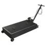 Low Profile Oil Drain Pan, 75.7 L Capacity, Rolling Oil Drain Pan with Electric Pump & 2.2 m Hose, Leak-proof & Corrosion-resist