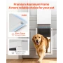 Pet Door, X-Large, with Three Magnetic Flaps and Metal Frame, Strong and Weatherproof Dog Door for Interior and Exterior Doors, 