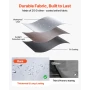 Canopy Sidewalls, Fit for 3 x 3 m Pop Up Canopy Tent, Tent Side Walls with Waterproof and Sunlight Protection Layer for Outdoor 