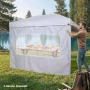 Canopy Sidewalls, Fit for 3 x 3 m Pop Up Canopy Tent, Tent Side Walls with Waterproof and Sunlight Protection Layer for Outdoor 