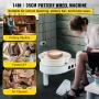 Pottery Wheel, 35.6 cm Ceramic Wheel Forming Machine, 0-300RPM Speed Manual Adjustable 0-19.8 cm Lift Leg, Foot Pedal Detachable