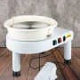 Pottery Wheel, 35.6 cm Ceramic Wheel Forming Machine, 0-300RPM Speed Manual Adjustable 0-19.8 cm Lift Leg, Foot Pedal Detachable