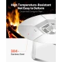 Fire Pit Heat Deflector til Solo Komfur Yukon, 635 mm bålrunde