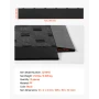 Male Garage Floors Transition Edge Kit, 15 PCS Sturdy PP Interlocking Modular Garage Floor Edging Slip-resistant, Easy Assembly 