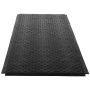 Male Garage Floors Transition Edge Kit, 15 PCS Sturdy PP Interlocking Modular Garage Floor Edging Slip-resistant, Easy Assembly 
