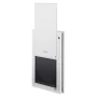 Pet Door, Large, with Three Magnetic Flaps and Metal Frame, Strong and Weatherproof Dog Door for Interior and Exterior Doors, Ea