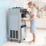 Kommerciel ismaskine, 20-28L/H ydelse, 2200W 3-smags