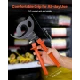 Ratcheting Cable Cutter, Spring Steel Blades with PVC-Coated Handles, Quick-Release Button, Heavy Duty Ratchet Cable Wire Cutter
