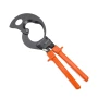 Ratcheting Cable Cutter, Spring Steel Blades with PVC-Coated Handles, Quick-Release Button, Heavy Duty Ratchet Cable Wire Cutter