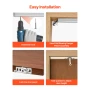 Sliding Pocket Door Hardware Track Kit, 1441 mm Pocket Door