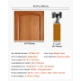 Sliding Pocket Door Hardware Track Kit, 1441 mm Pocket Door