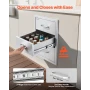 Outdoor Kitchen Drawers 18.11" W x 23.23" D x 23.23" H, Triple-Access Stainless Steel Modular Drawer Cabinet with Handles, BBQ I