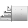 Outdoor Kitchen Drawers 18.11" W x 23.23" D x 23.23" H, Triple-Access Stainless Steel Modular Drawer Cabinet with Handles, BBQ I