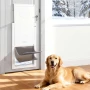 Kæledyrsdør, X-Large, med dobbelte magnetiske klapper og