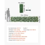 Expandable Fence Privacy Screen, 63,5 x 320 cm Expand kunstig