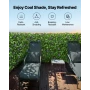 Expandable Fence Privacy Screen, 64.9 x 310 cm Expand Artificial Plant Wall, Realistic Artificial Ivy Panel with 50 Zip Ties, De