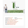 Expandable Fence Privacy Screen, 64,9 x 310 cm Expand kunstig
