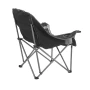 Oversized Camping Chairs, 204 kg Heavy Duty Support, Portable Padded Folding Camp Chairs with Dual Cup Holders & Wine Glass Hold