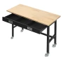 1220 mm arbejdsbænk, 680 kg bæreevne, garagearbejdsbænk med