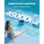 Solar pool ionizer, rund kobber pool ionizer op til 170343 L