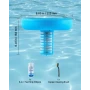 Solar pool ionizer, rund kobber pool ionizer op til 170343 L