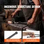 Blacksmith Tongs, 45.7 cm V-Bit Bolt Tongs, Carbon Steel Forge Tongs with A3 Steel Rivets, for Long, Irregular, and Nail-shaped 