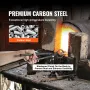 Blacksmith Tongs, 45.7 cm V-Bit Bolt Tongs, Carbon Steel Forge Tongs with A3 Steel Rivets, for Long, Irregular, and Nail-shaped 