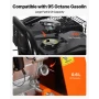 Plate Compactor, 6.5 HP 212CC Gas Engine, 6400 VPM Vibrating Ground Rammer, 15 kN Compaction Force, 53 x 40 cm Plate, Walk Behin
