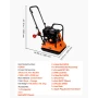 Pladekomprimator, 6,5 HK 212CC gasmotor, 6400 VPM vibrerende