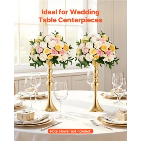 16 STK bryllup blomstervase, 38 cm høje blomsterbord